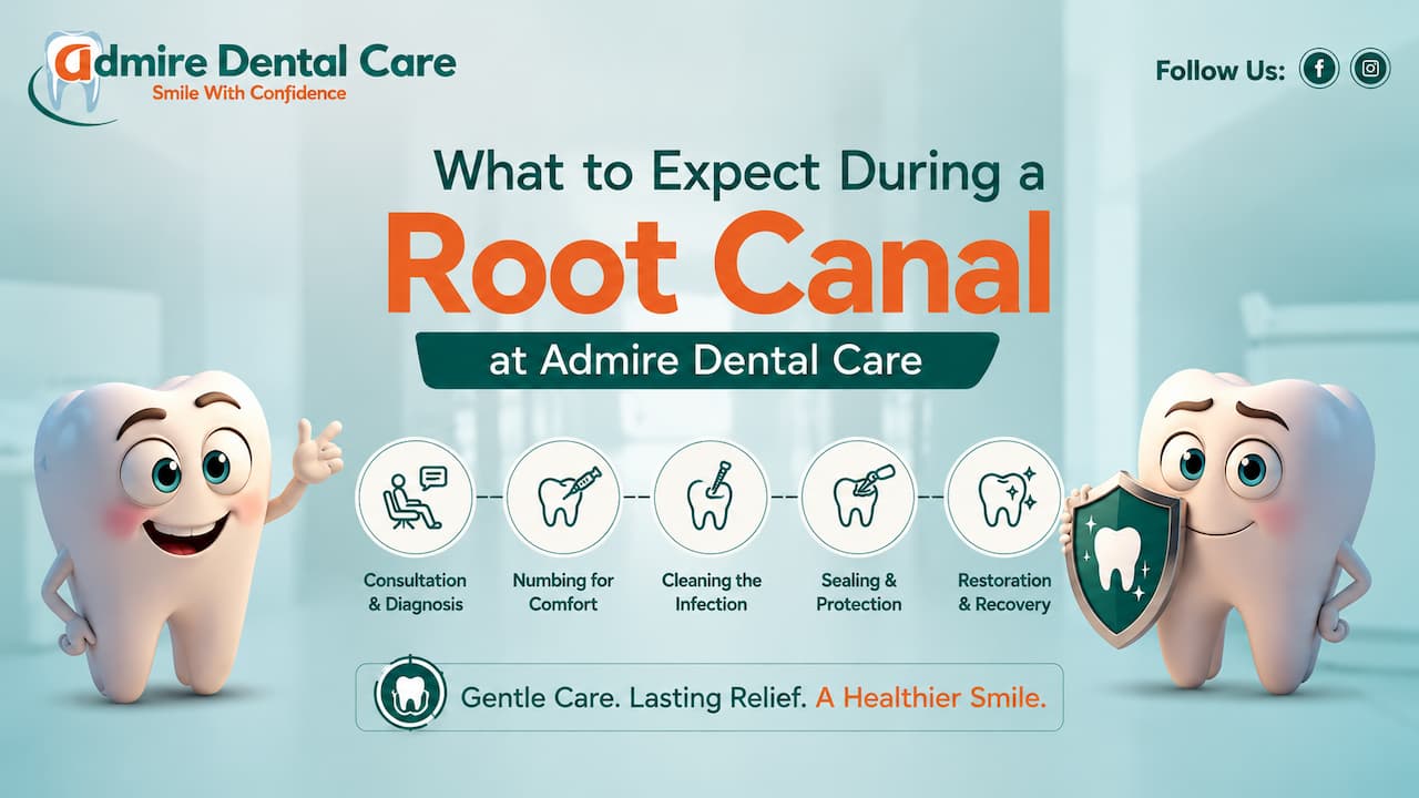 What to Expect During a Root Canal at Admire Dental Care Banner